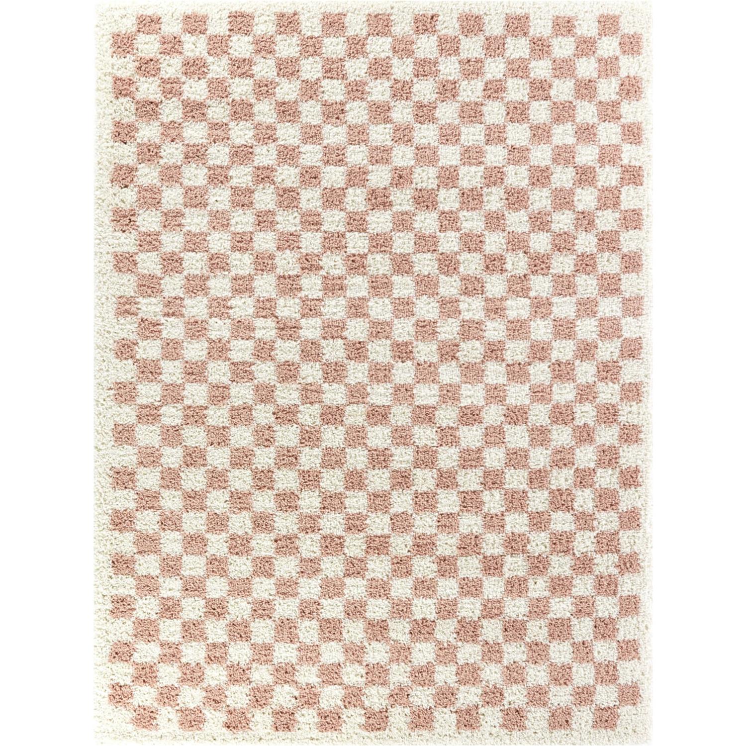 Balta Covey Plush Checkered Thick Shag Area Rug