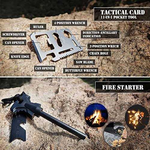 Everlit 250 Pieces Survival First Aid Kit Ifak EMT Molle Pouch Survival Kit Outdoor Gear Emergency Kits Trauma Bag for Camping Boat Hunting Hiking