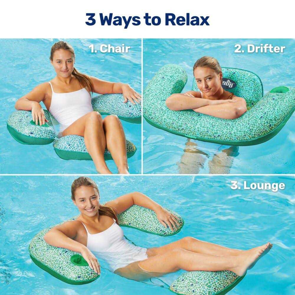 Aqua Leisure 3-in-1 Lounge Chair & Drifter