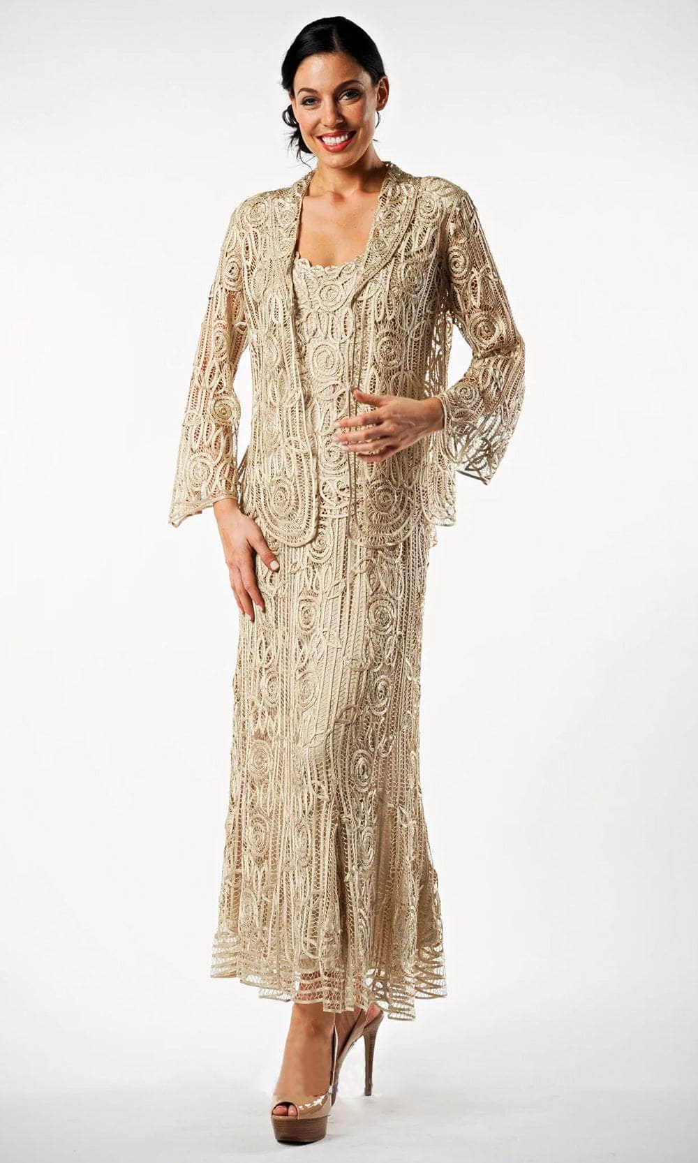 Handmade Silk Collar Jacket Skirt Three Piece Set