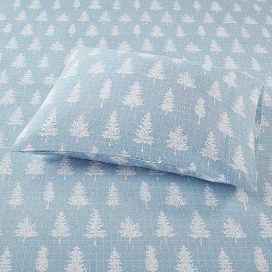 True North by Sleep Philosophy Cozy Cotton Flannel Printed Sheet Set