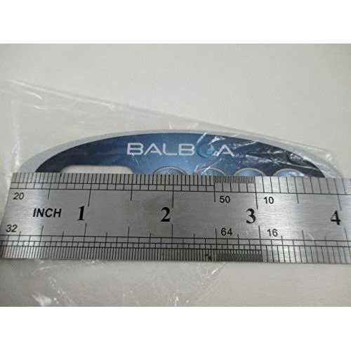 Balboa 11852 Mini Oval Up & Down 4-Button Spa Side Overlay for 53676
