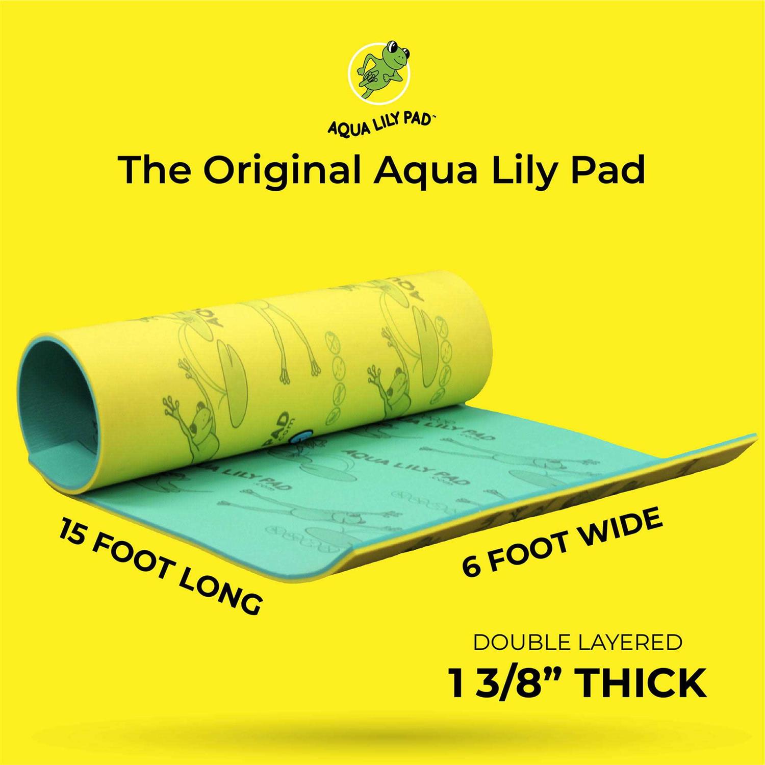 Aqua Lily Pad Original Floating Water Mat
