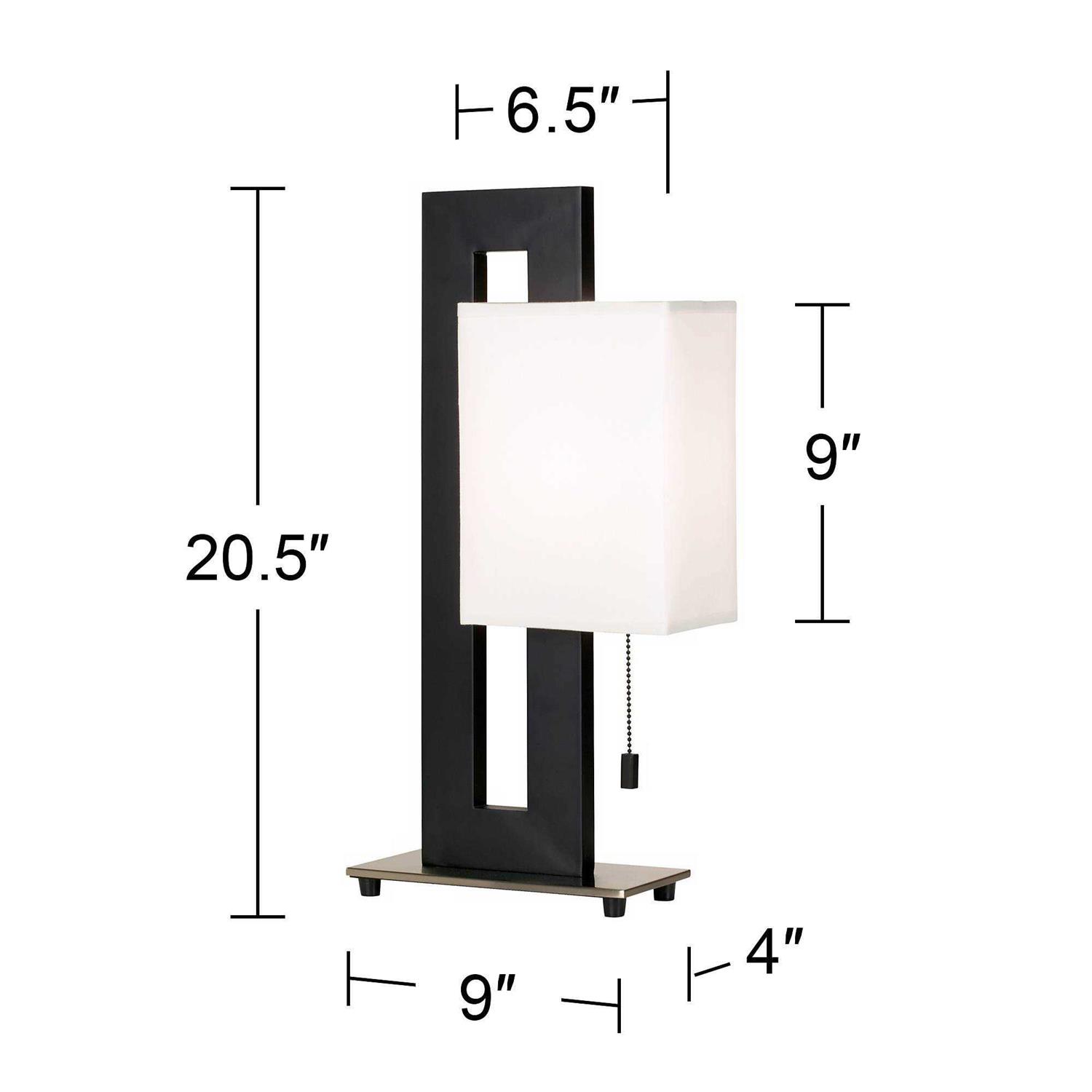 Universal Lighting and Decor Floating Square Table Lamp