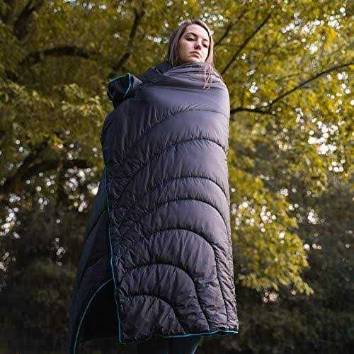 Wise Owl Outfitters Camping Blanket Packable & Waterproof Warm Camping Quilt