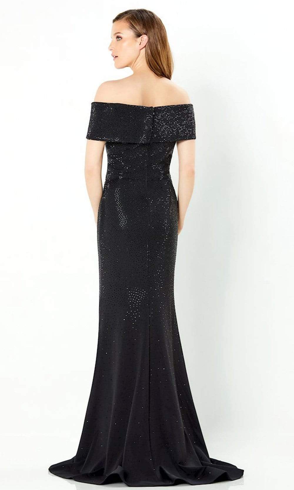 220949 Jersey Beaded Gown