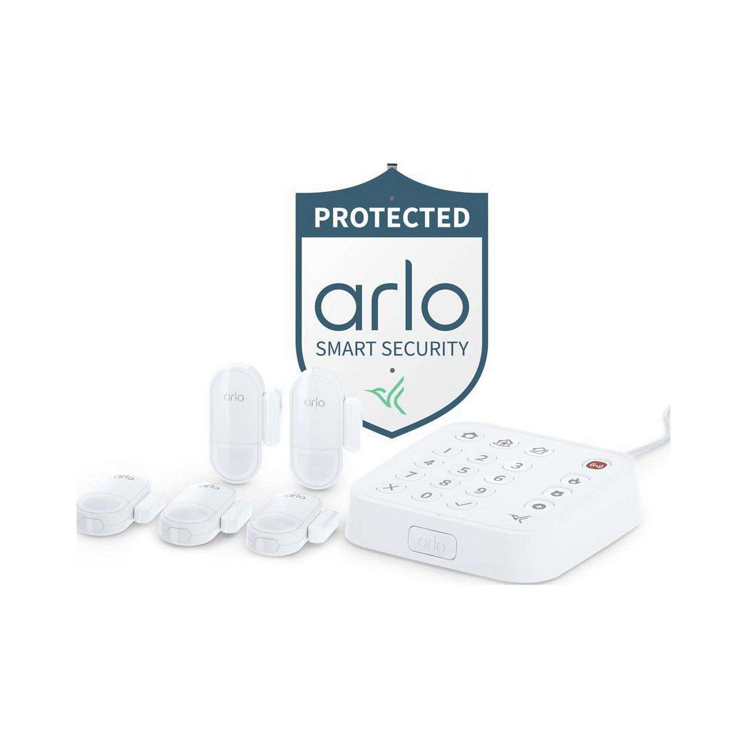 Arlo Home Security System with Wired Keypad Sensor Hub and 8-in-1 Sensors SS1501-100NAS