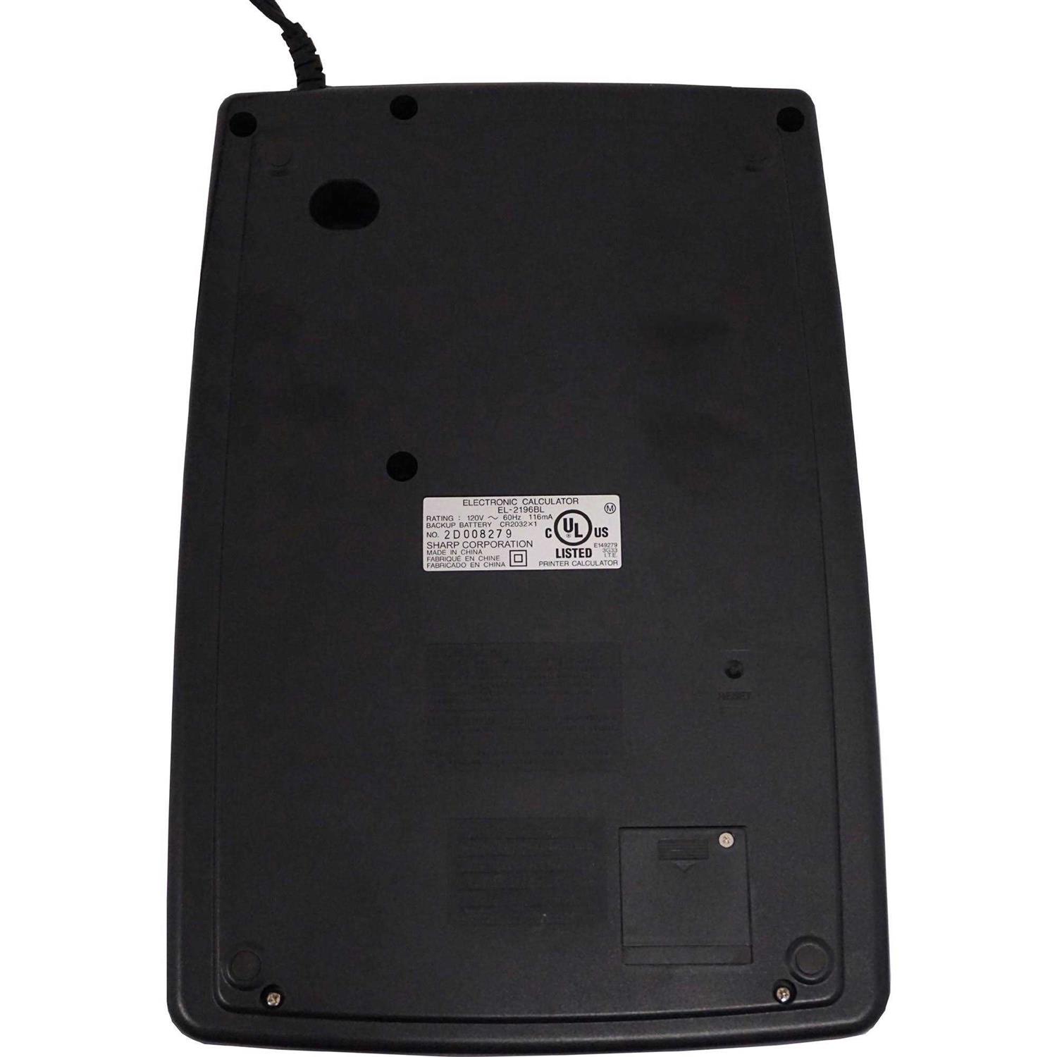 Sharp Printing Calculator EL2196BL