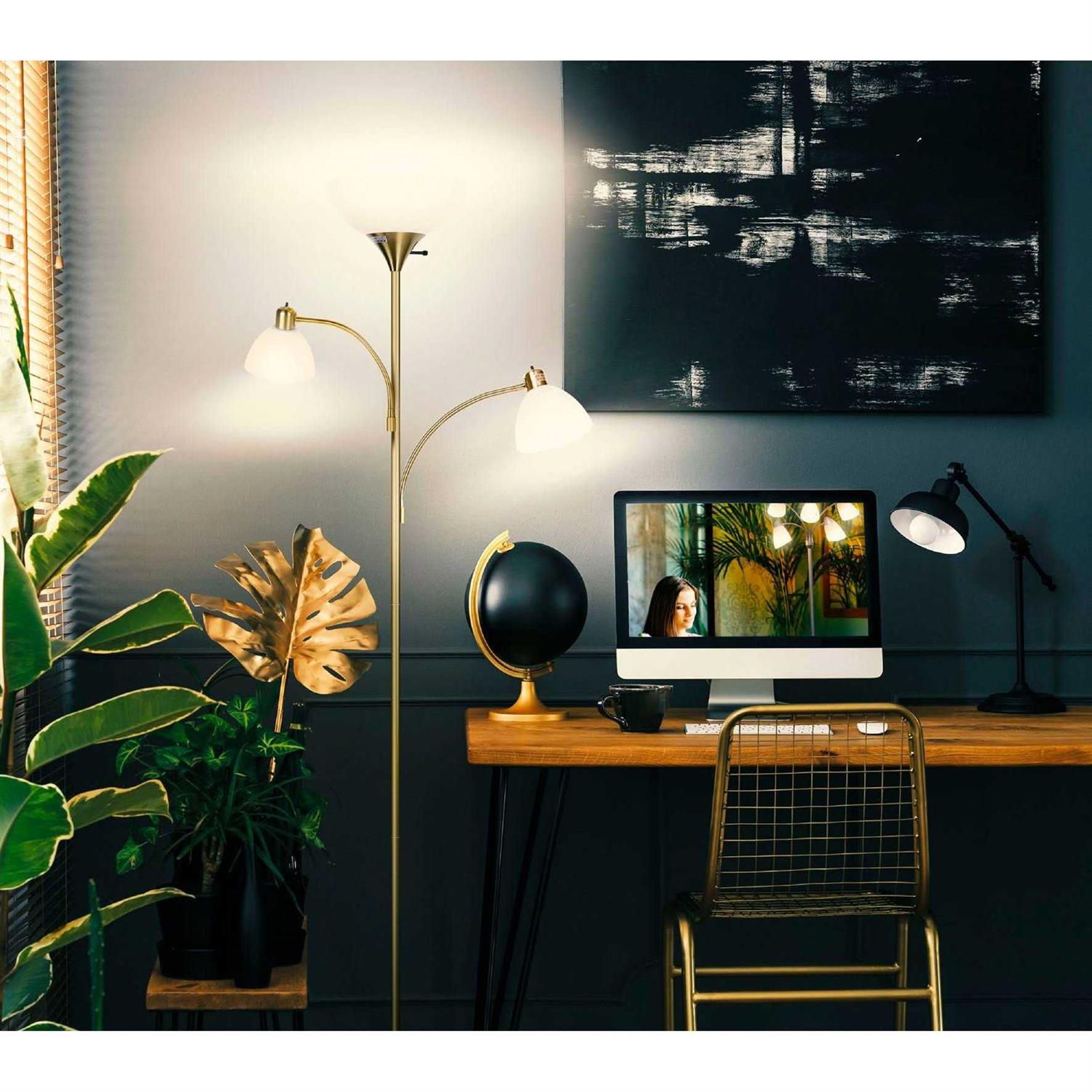 Brightech Sky Dome Double LED Floor Lamp