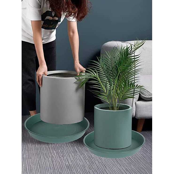 Bleuhome 3 Pack Plant Saucer Depth Tray