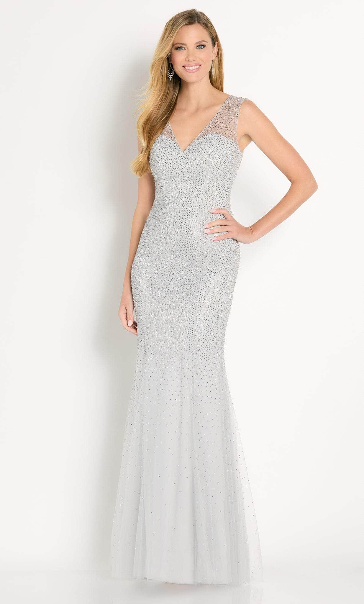Embellished Mermaid Evening Gown