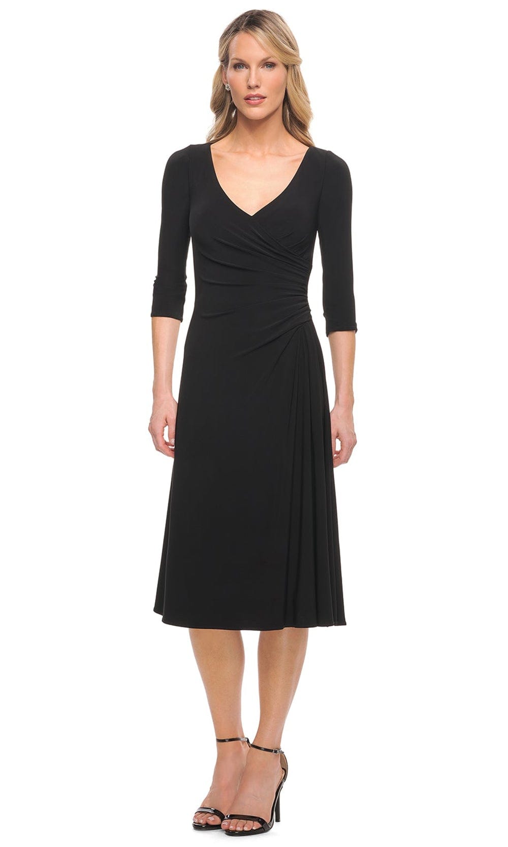 A-Line Knee-Length Dress