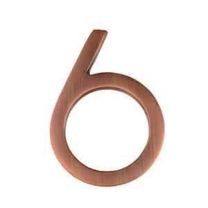4 in. Frank Lloyd Wright Floating Mount House Number Architectural Mailboxes Number