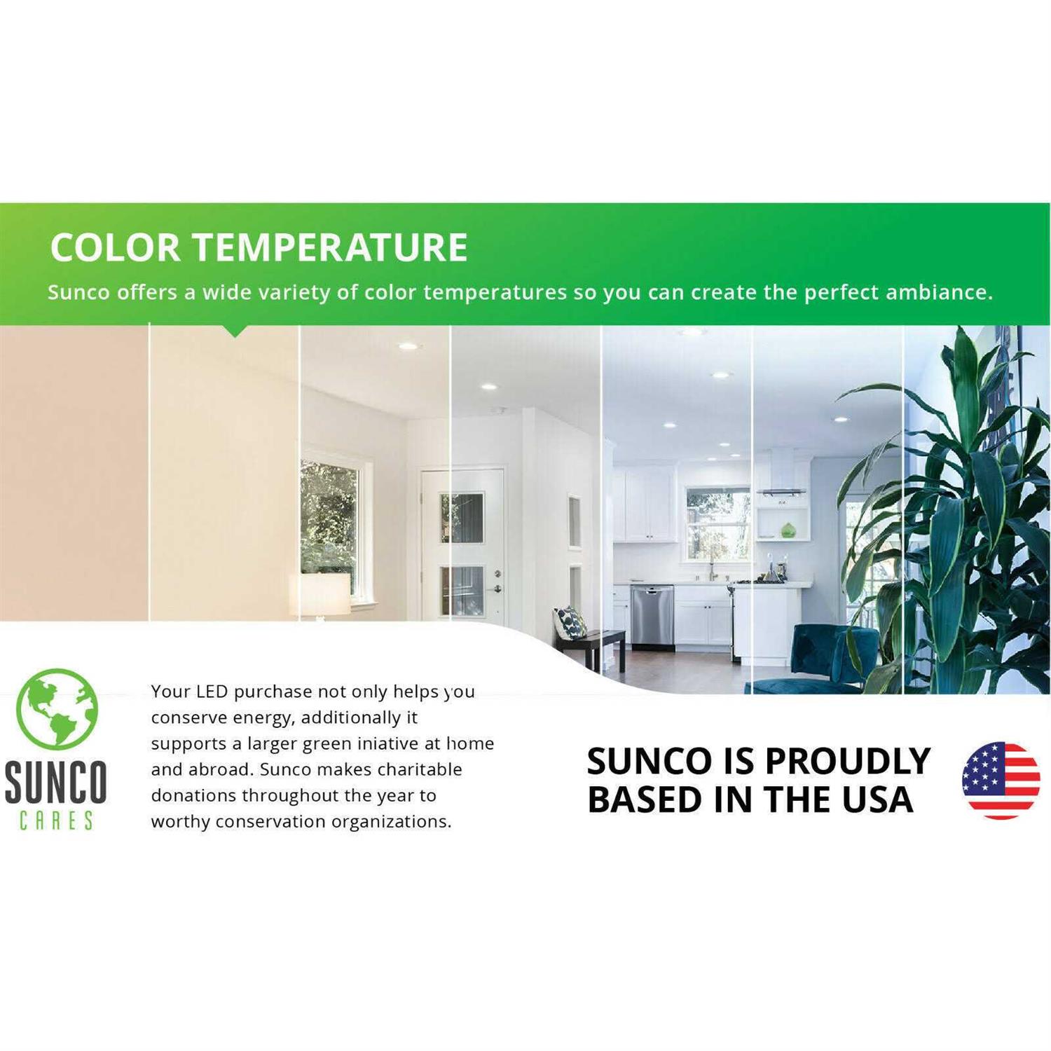 Sunco Lighting BR30 Dimmable Flood LED Light Bulb 11W