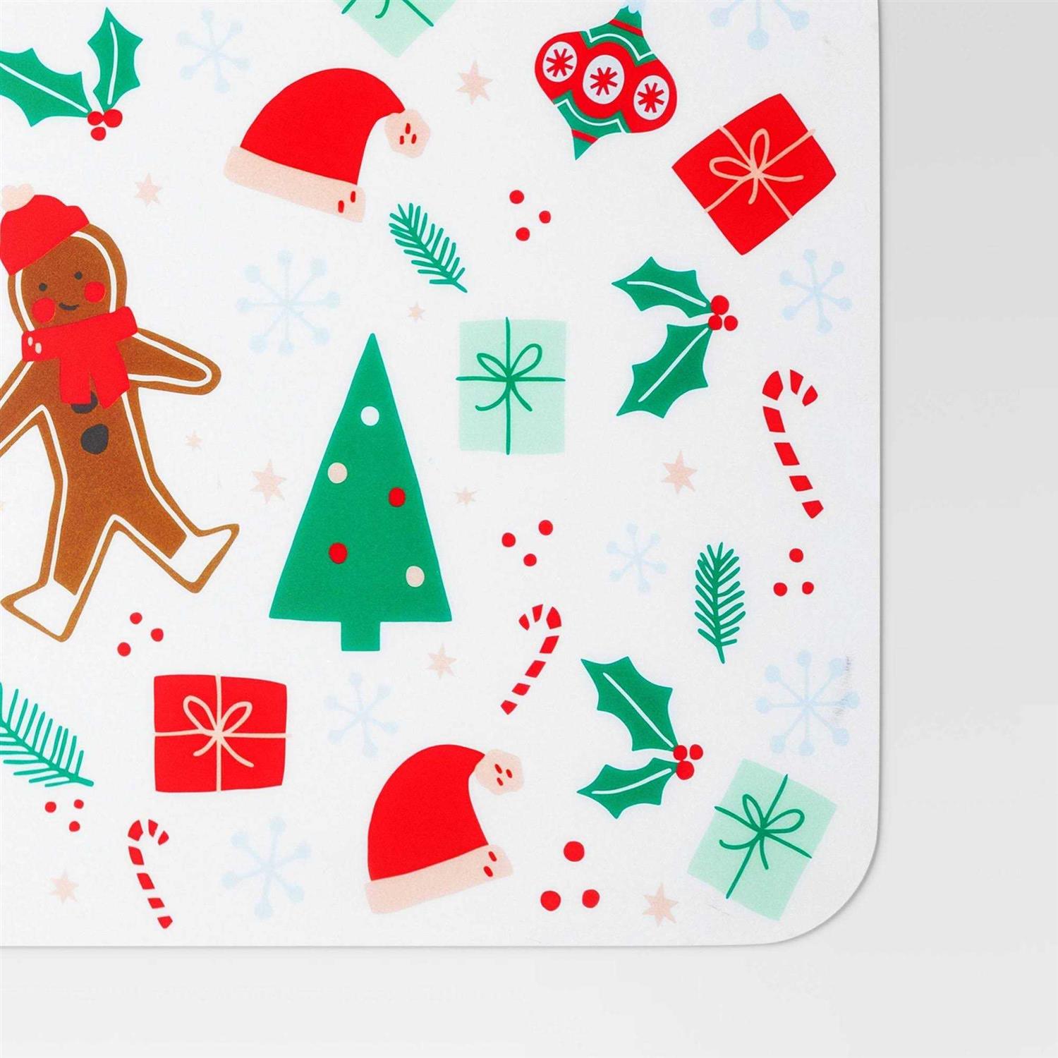 Wondershop Christmas Gingerbread Placemat White