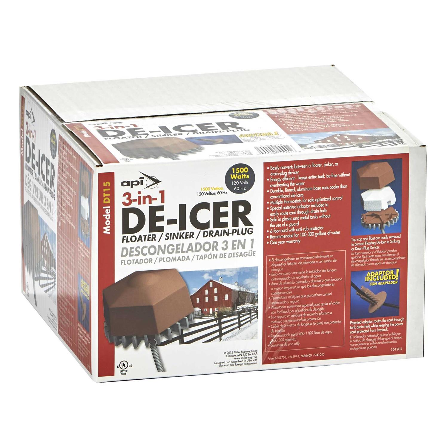API 3 in 1 De-Icer