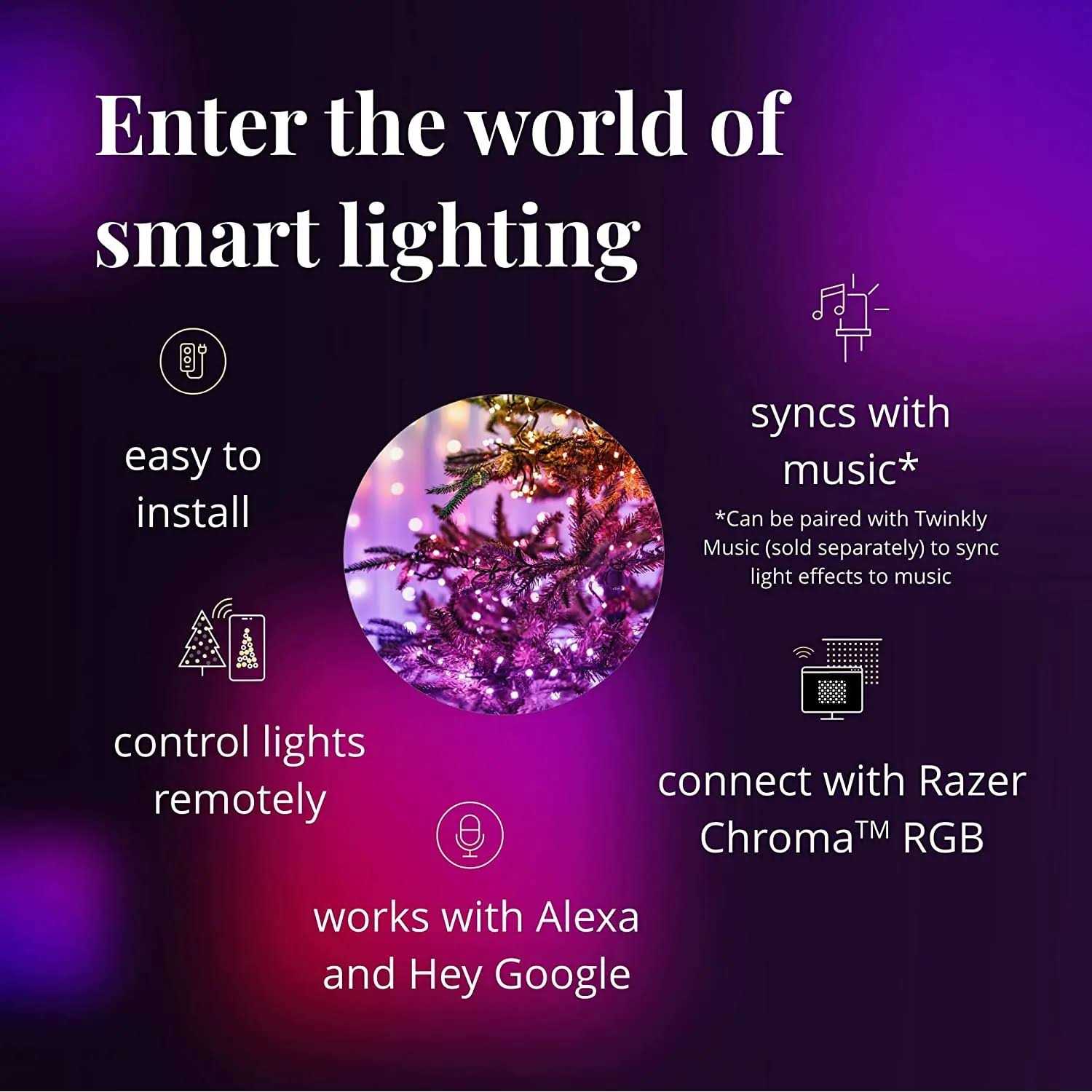 Twinkly 2nd Generation 600LED RGB Smart Lights