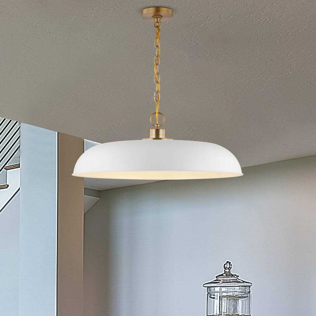 Birch Lane™ Eddy 1 Light Single Dome Pendant Size 8 H x D