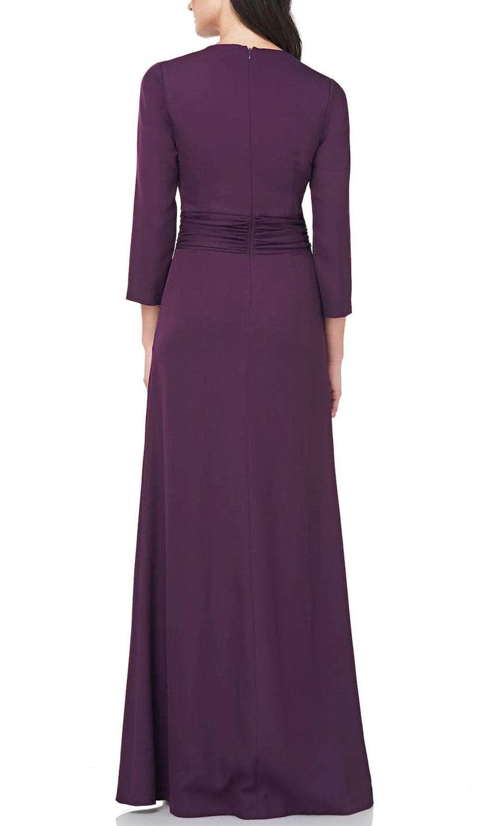 Twist Front Evening Dress