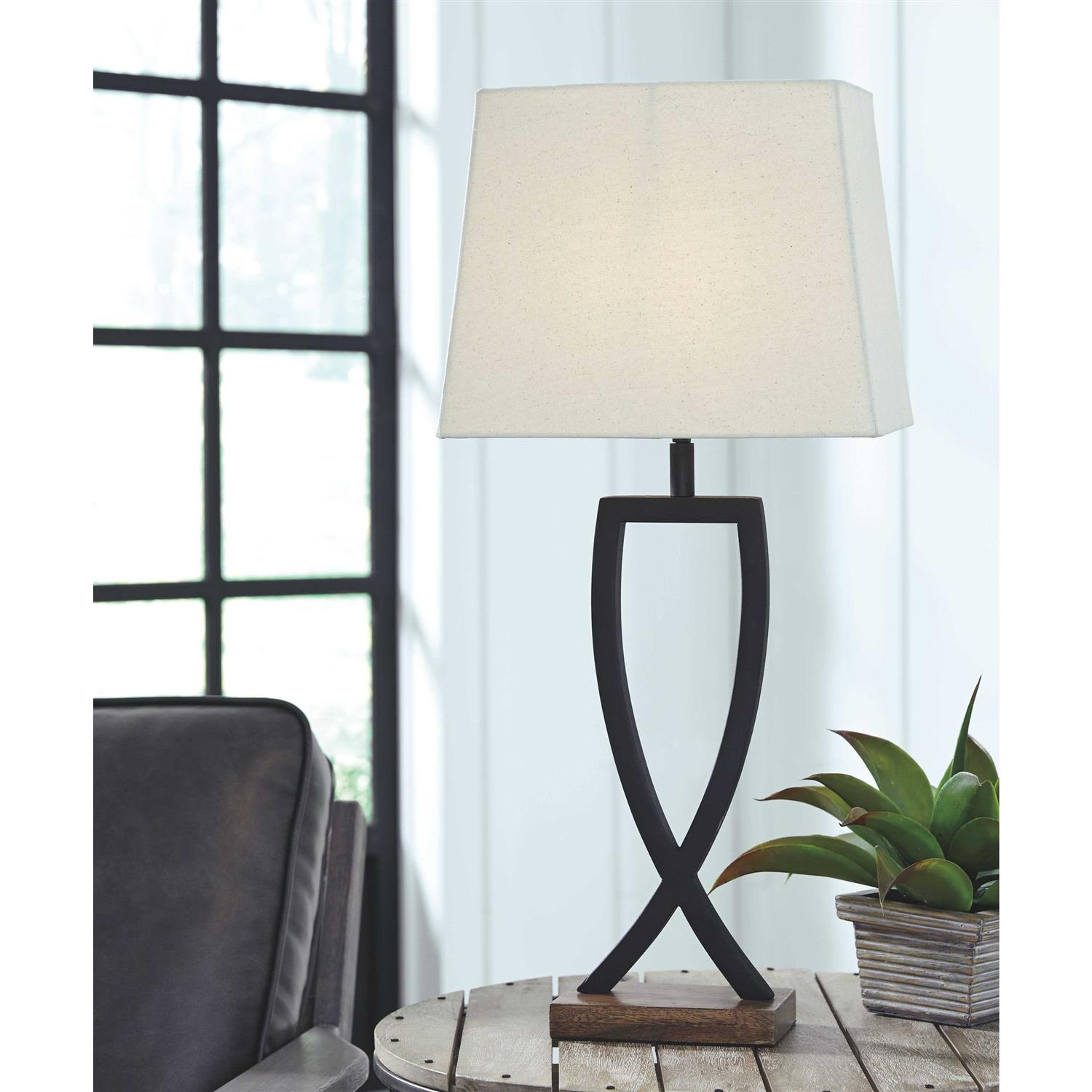 Ashley Makara Metal Table Lamp