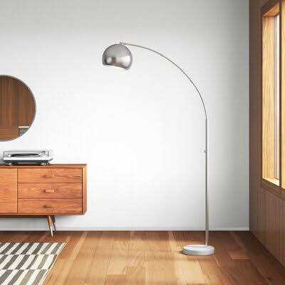 AllModern Georgia 78 Arched/Arc Floor Lamp Shade