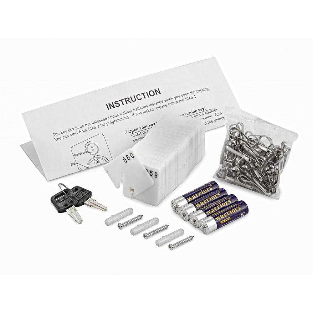 AdirOffice 60-Key Steel Heavy-Duty Digital Lock Key Cabinet