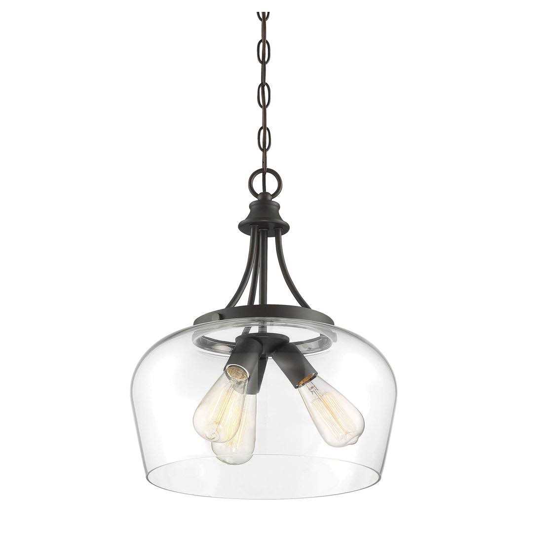 Birch Lane™ Breena 3 Light Unique Dome Pendant Finish