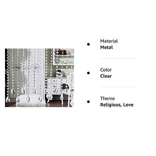 VOVOV 16 Pack 20 Hanging Crystals for Chandeliers Clear Teardrop Crystal Chandelier Pendants Parts Beads