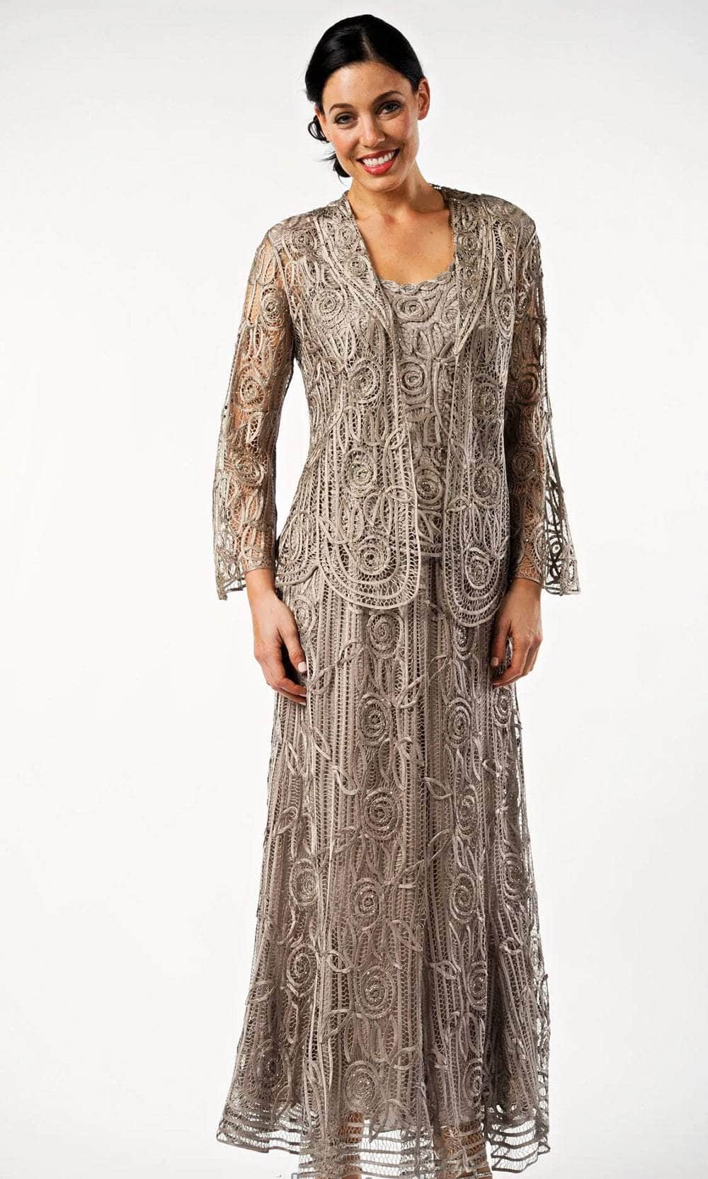 Handmade Silk Collar Jacket Skirt Three Piece Set