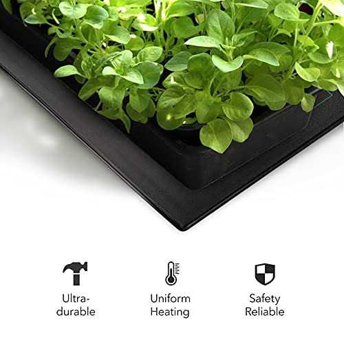 BN-LINK Durable Seedling Heat Mat Warm Hydroponic Heating Pad Waterproof 10 x 20.75 for Seed Starting Greenhouse and Germination