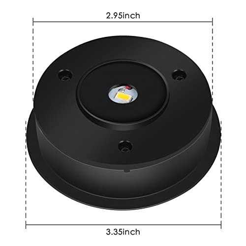 2 Pack Solar Lights Replacement Top 10 lumens LED Solar Panel Lantern Lid Lights