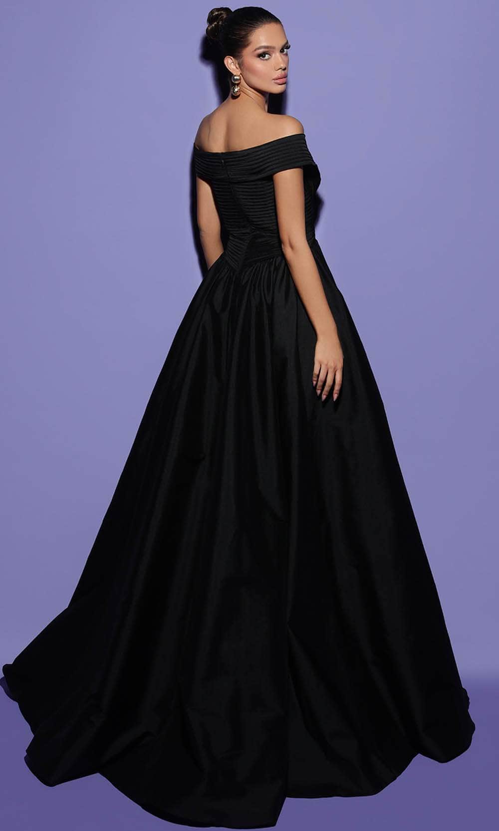 Weaved Overskirt Evening Gown