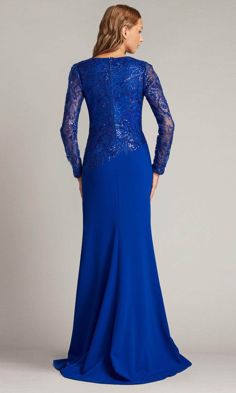 Embroidered Bodice Evening Gown