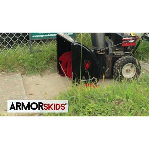 ARMORskids Heavy Duty Snow Blower Skid Shoes Fits and Slot Spacing