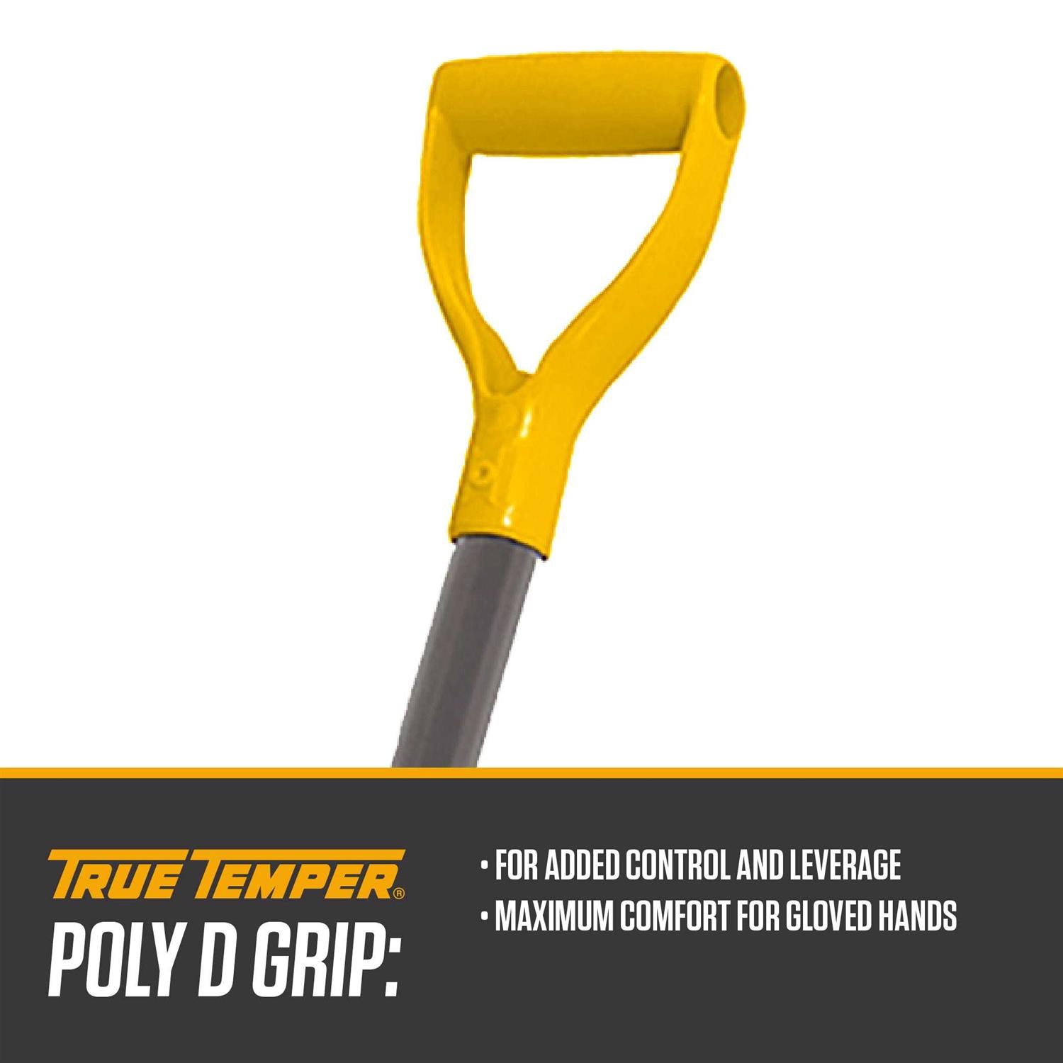 True Temper 18 in. Poly Snow Shovel 1603072
