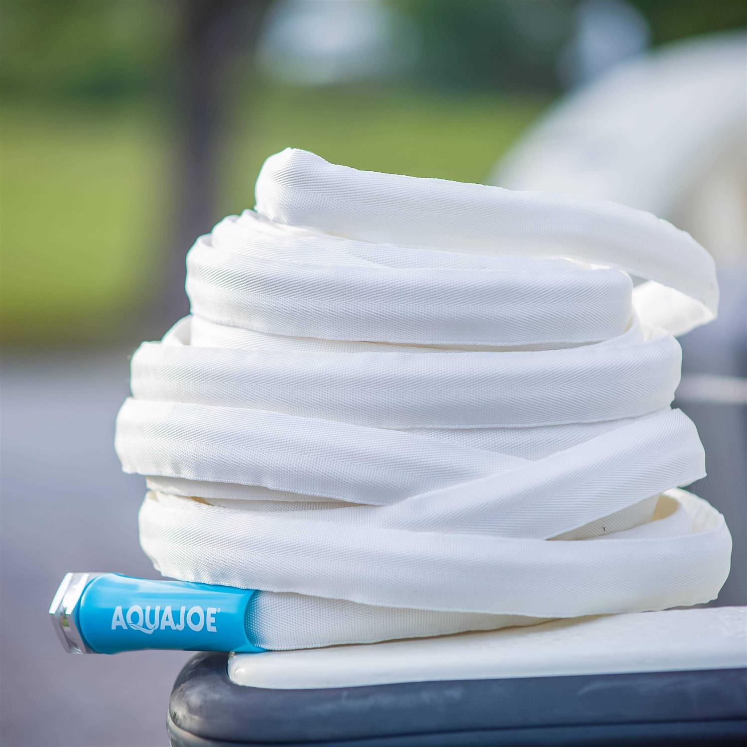 Aqua Joe AJFJH50-58-RV Superlight Marine-Grade FiberJacket RV Hose