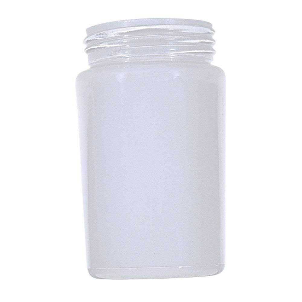 B&p Lamp Screw Fitter Globe With a Sprayed White Inside, 3 1/4 inch Diameter, 3 11/64 inch Diameter Fitter, and