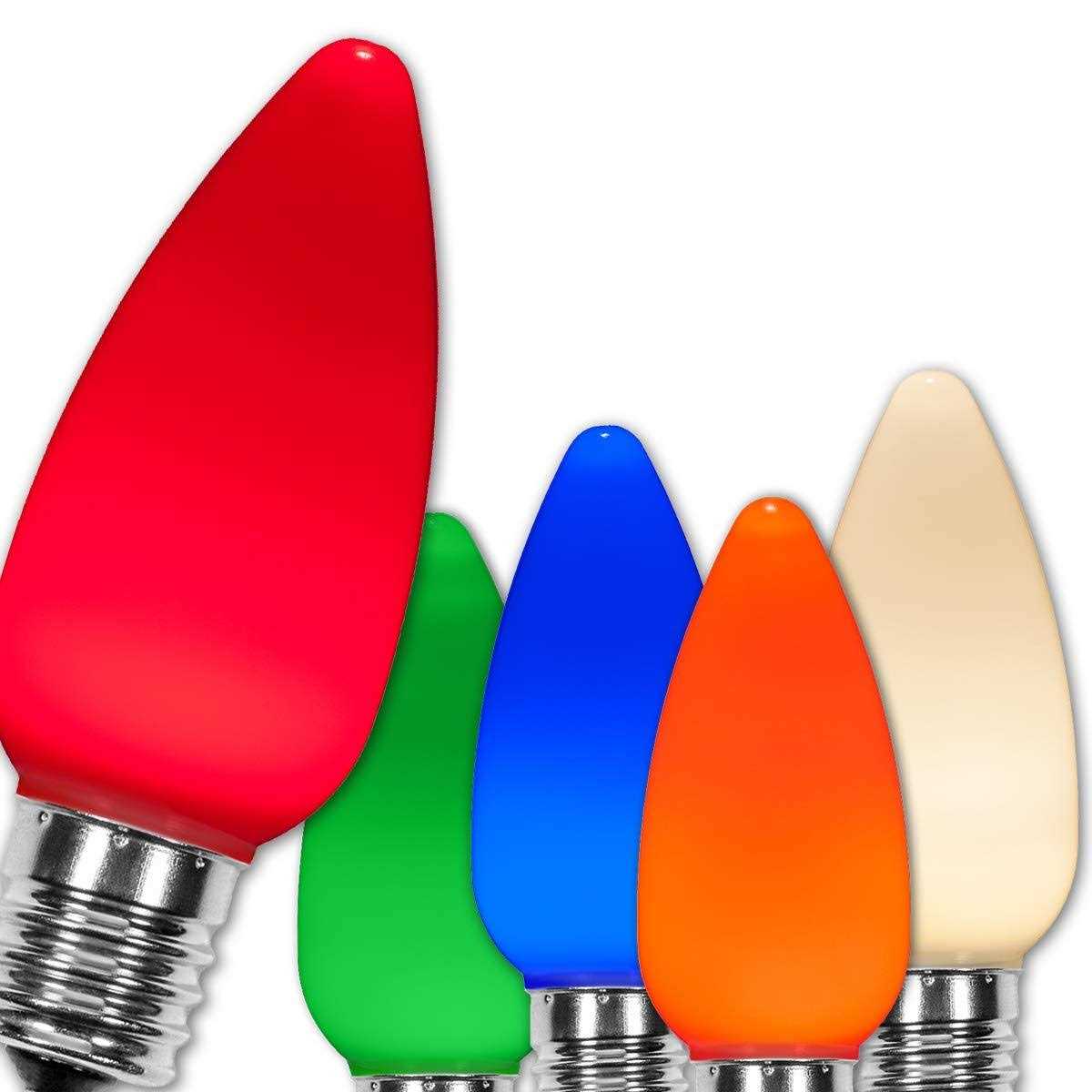 Wintergreen Lighting C9 OptiCore LED Light Bulbs