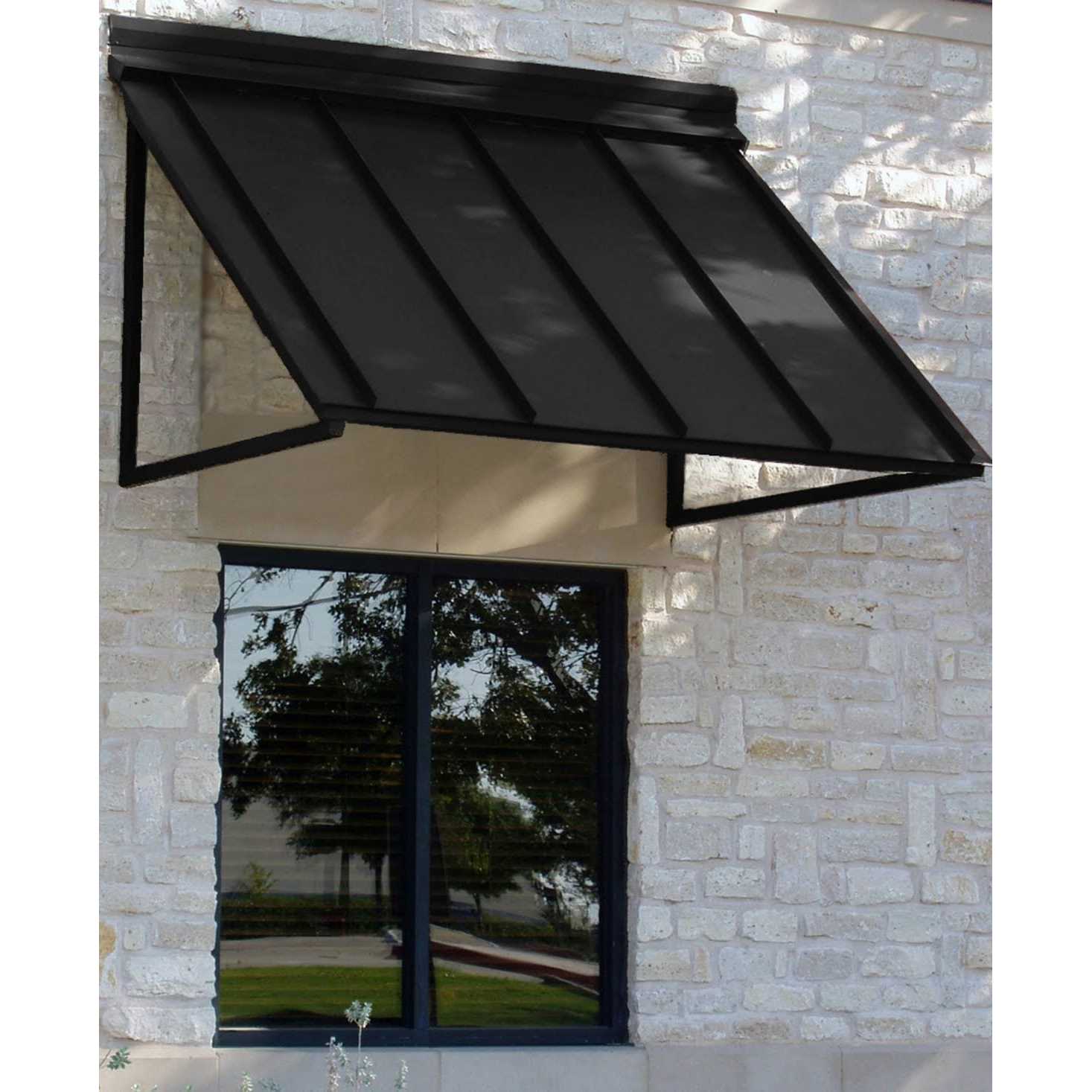 Awntech 3 ft. Houstonian Metal Standing Seam Awning H22-US-3K