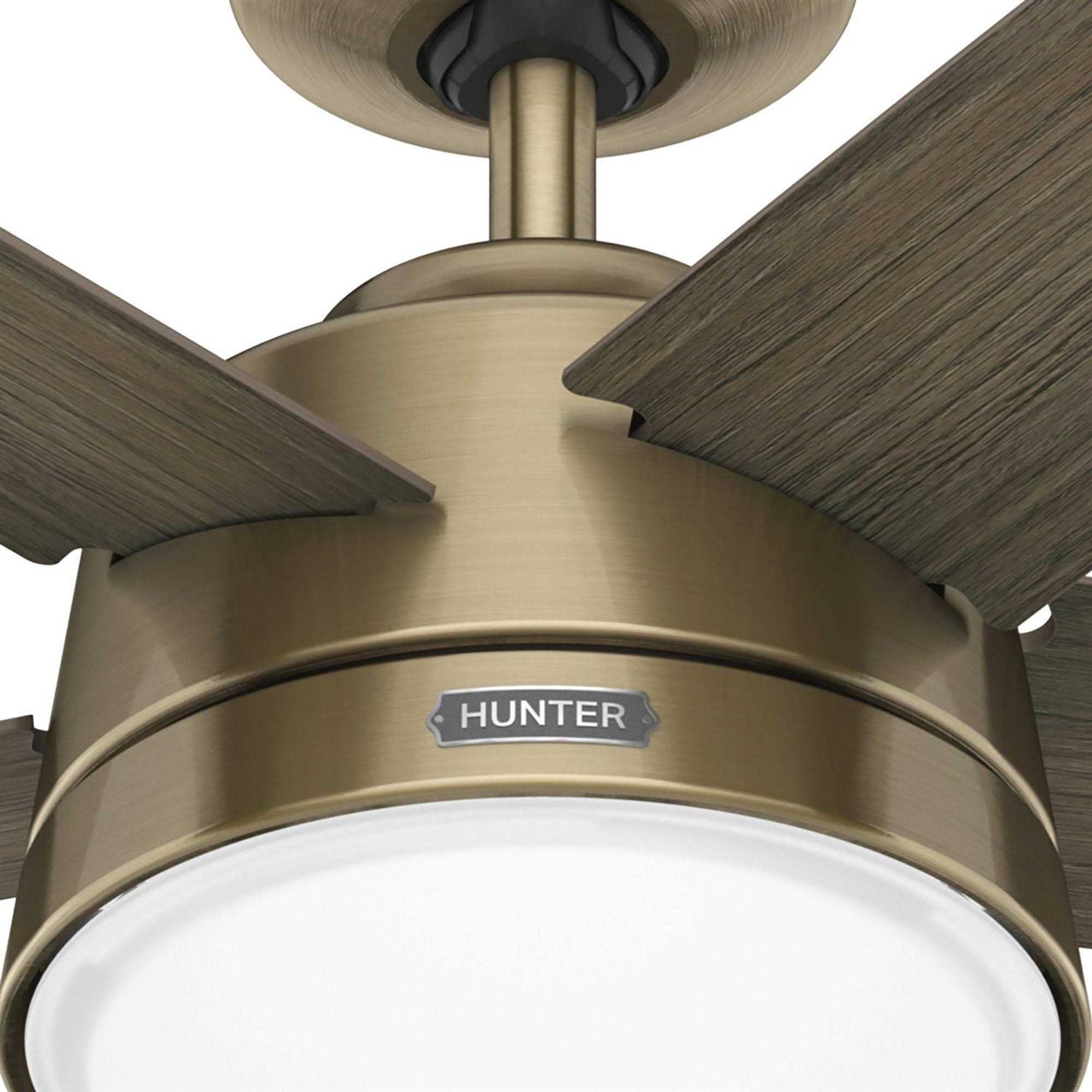 52 Hunter Lykke LED Ceiling Fan with Remote