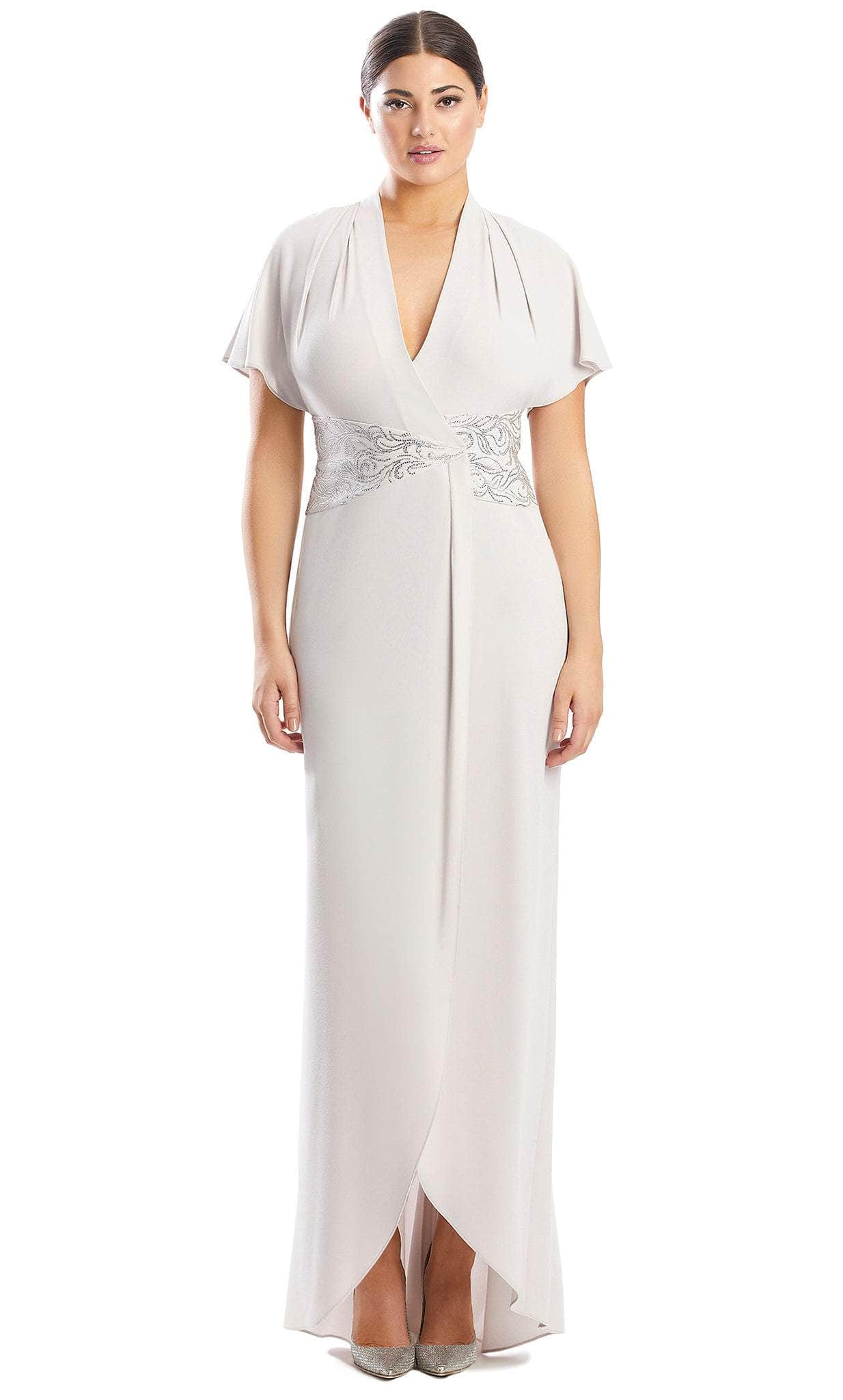 Laced Waistband Formal Dress