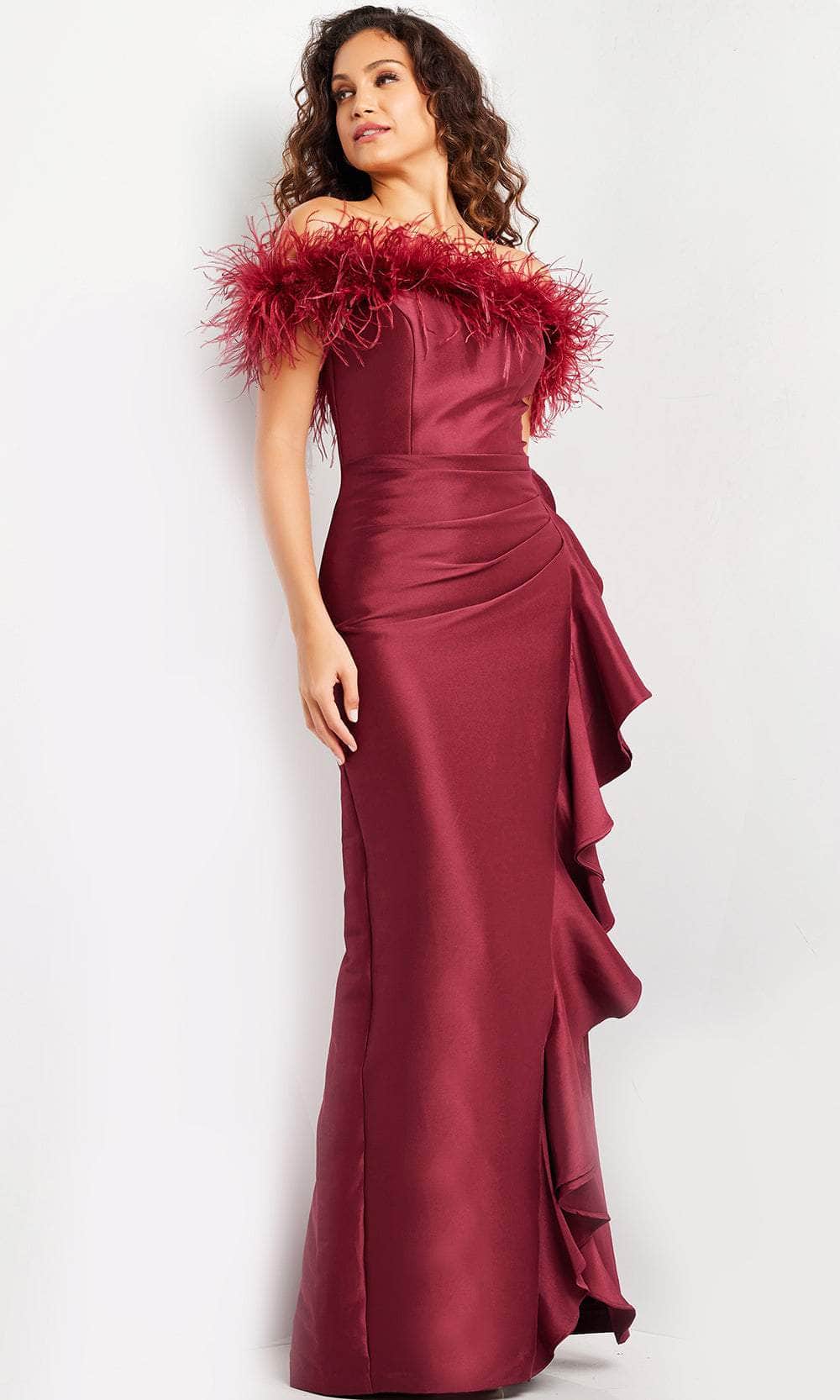 Draped Sheath Evening Dress