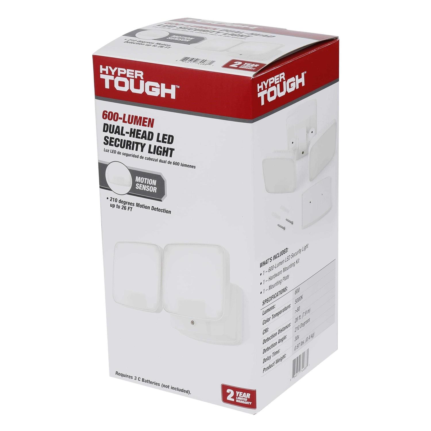 Hyper Tough 600-lumen Dual-head Led Security Light