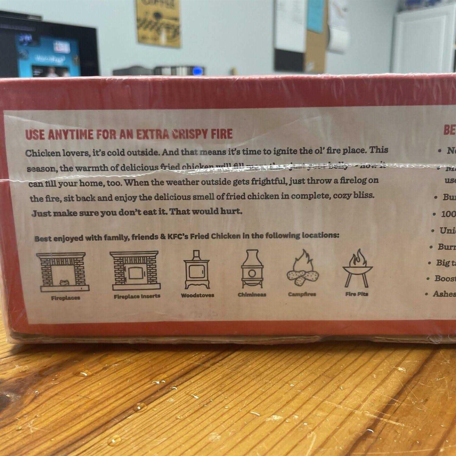 2021 KFC 11 Herbs and Spices Firelog by Enviro-Log