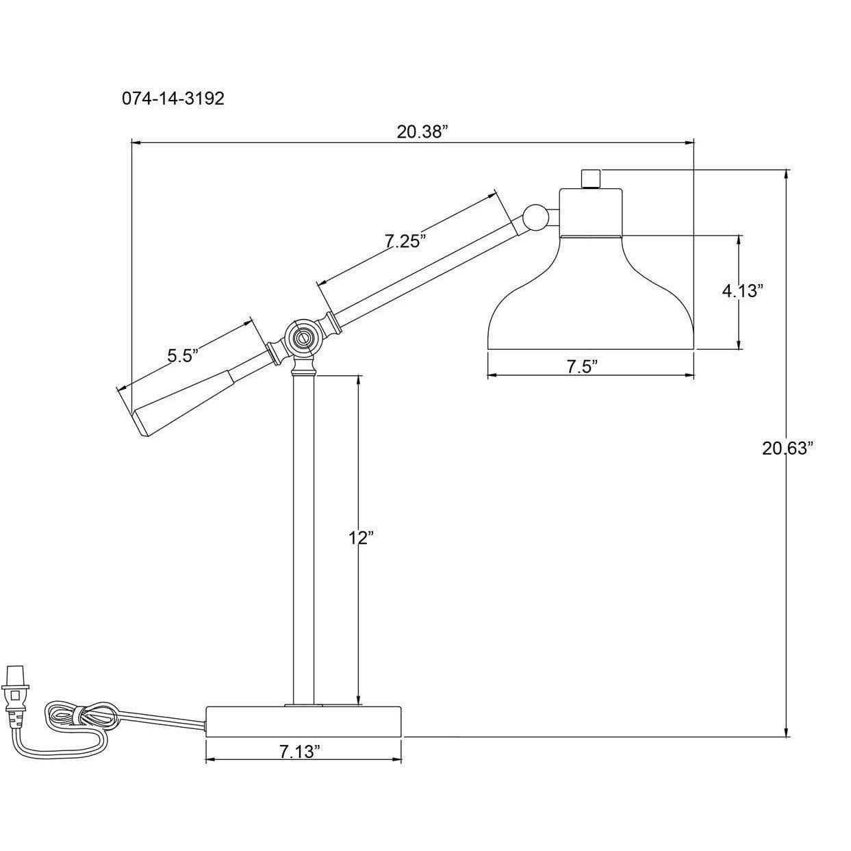 Threshold Crosby Schoolhouse Desk Lamp