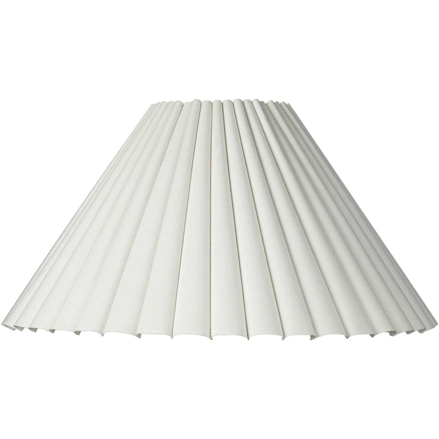 Springcrest Large Empire Lamp Shade Top x Bottom x High x Slant Replacement with Harp