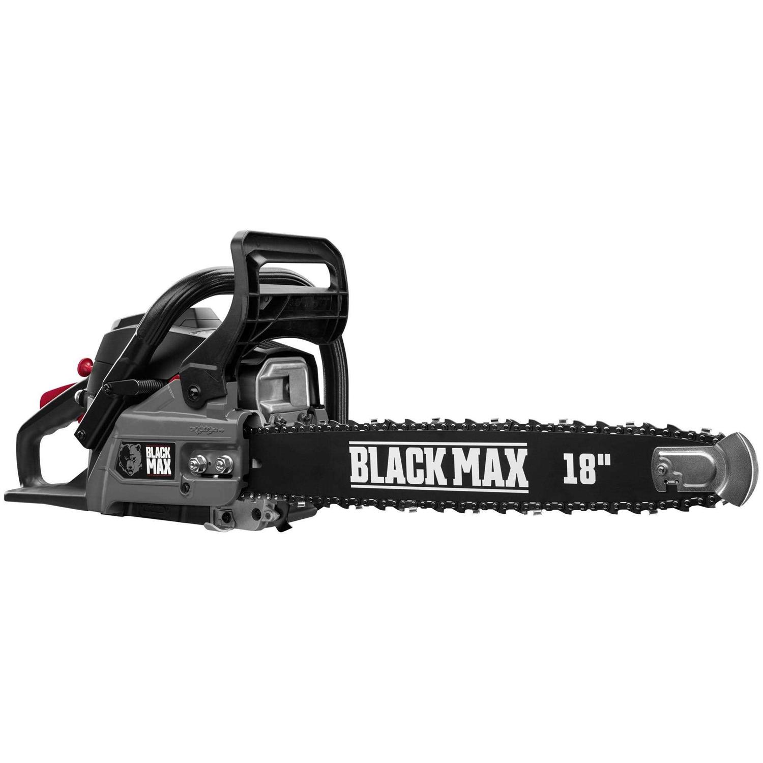 Black Max 18-inch Gas Chainsaw 38cc 2-Cycle Engine