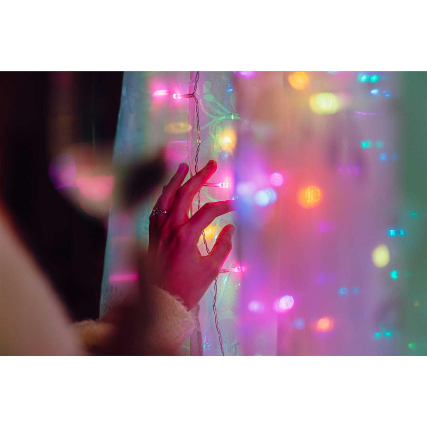 Twinkly Smart Light Curtain 210 RGB + LED Generation II