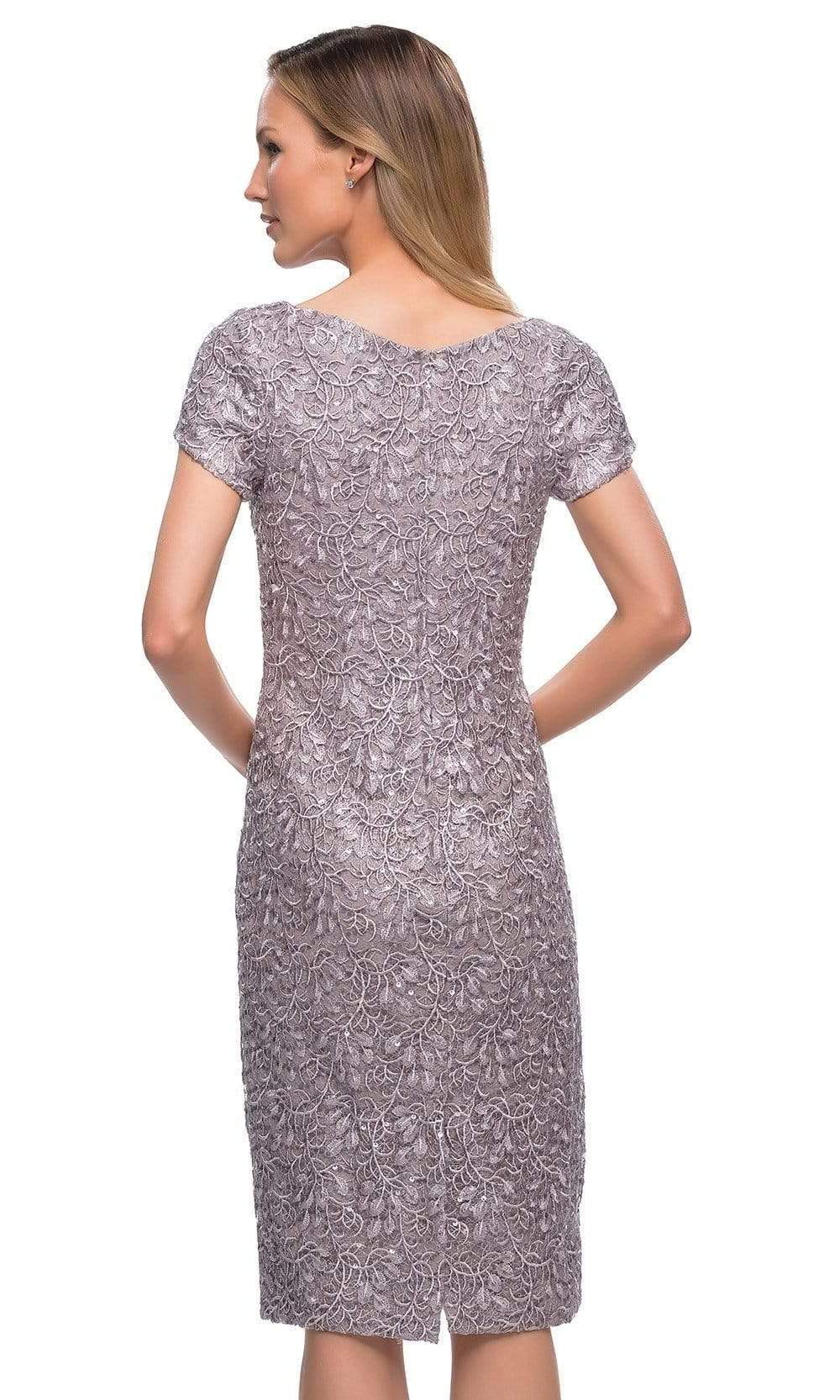 29809 Textured Fabric Midi Dress