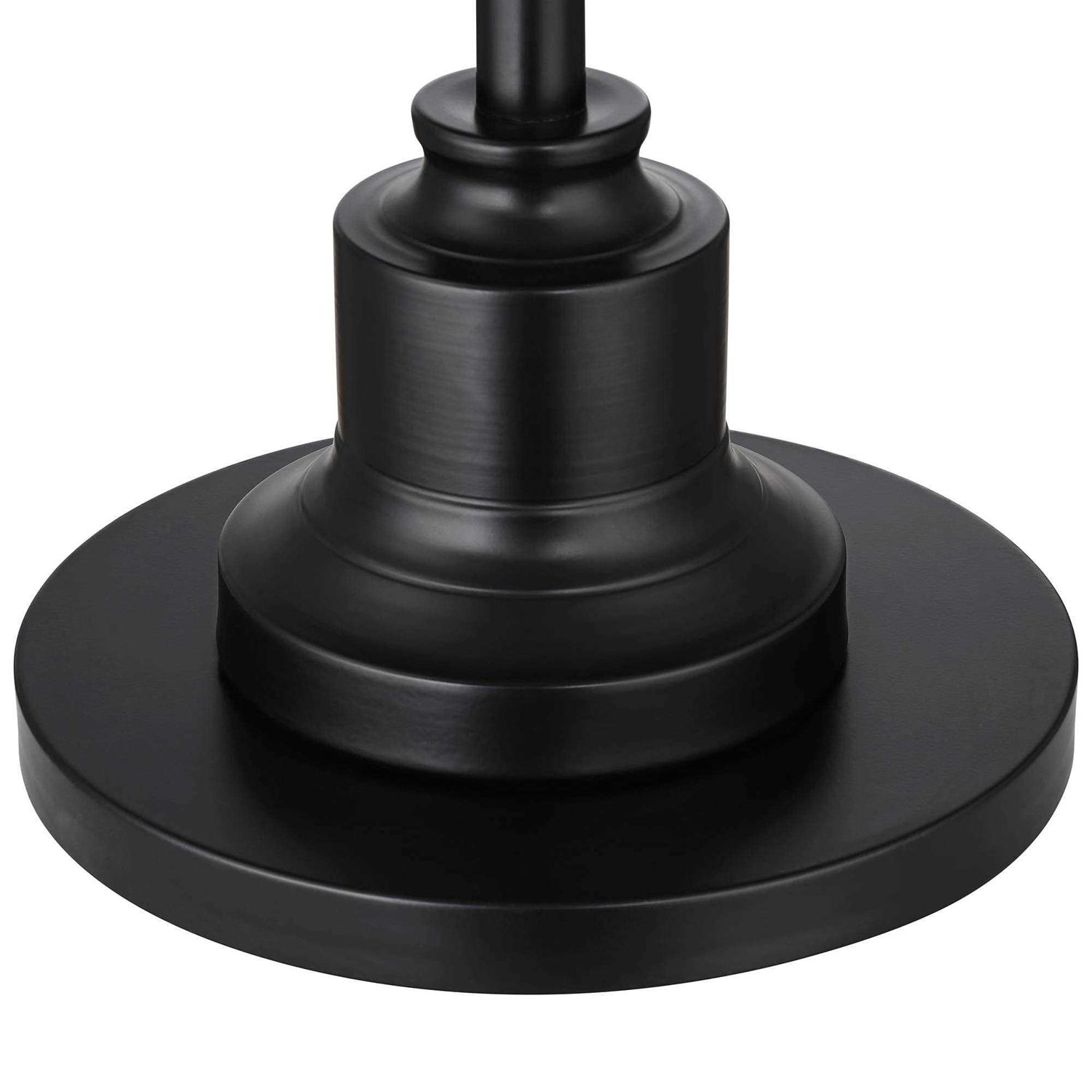 360 Lighting Spenser Floor Lamp 58 Tall Metal Off White Linen Shade for Living Room Bedroom Office House Home